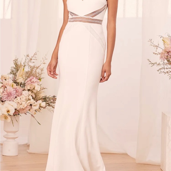 Long white dress - Picture 3 of 4